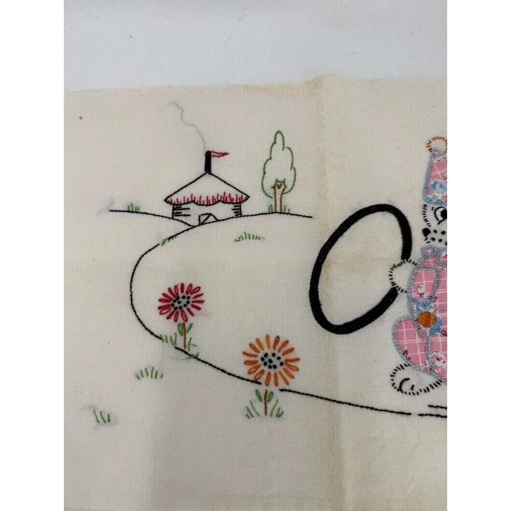 Vintage Handmade Pillowcase-approximately 11